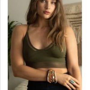 Three Bird Nest bralette nwot